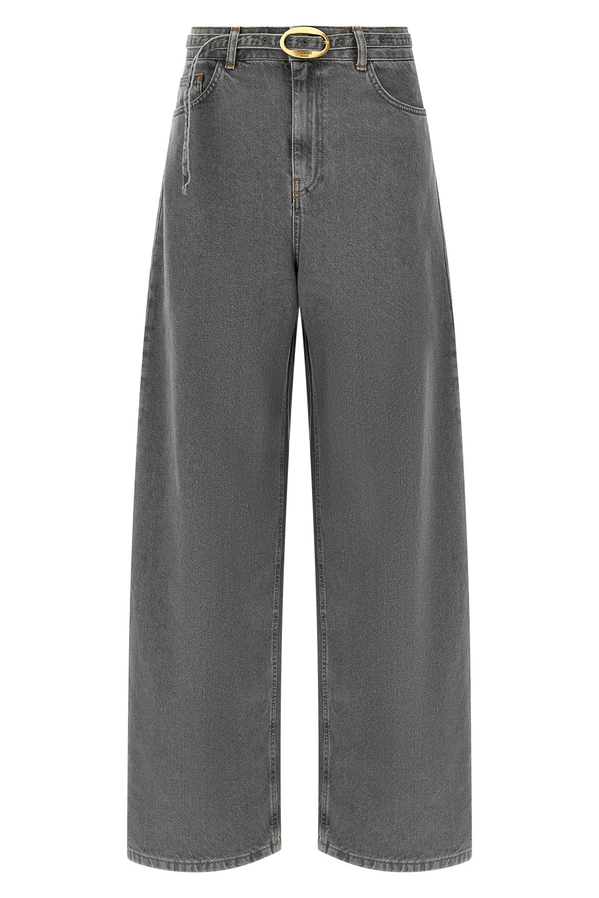 twinset jeans redefine the codes of everyday wardrobe through a wide-leg silhoue