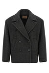 the twinset caban redefines the codes of outerwear through relaxed volumes and s