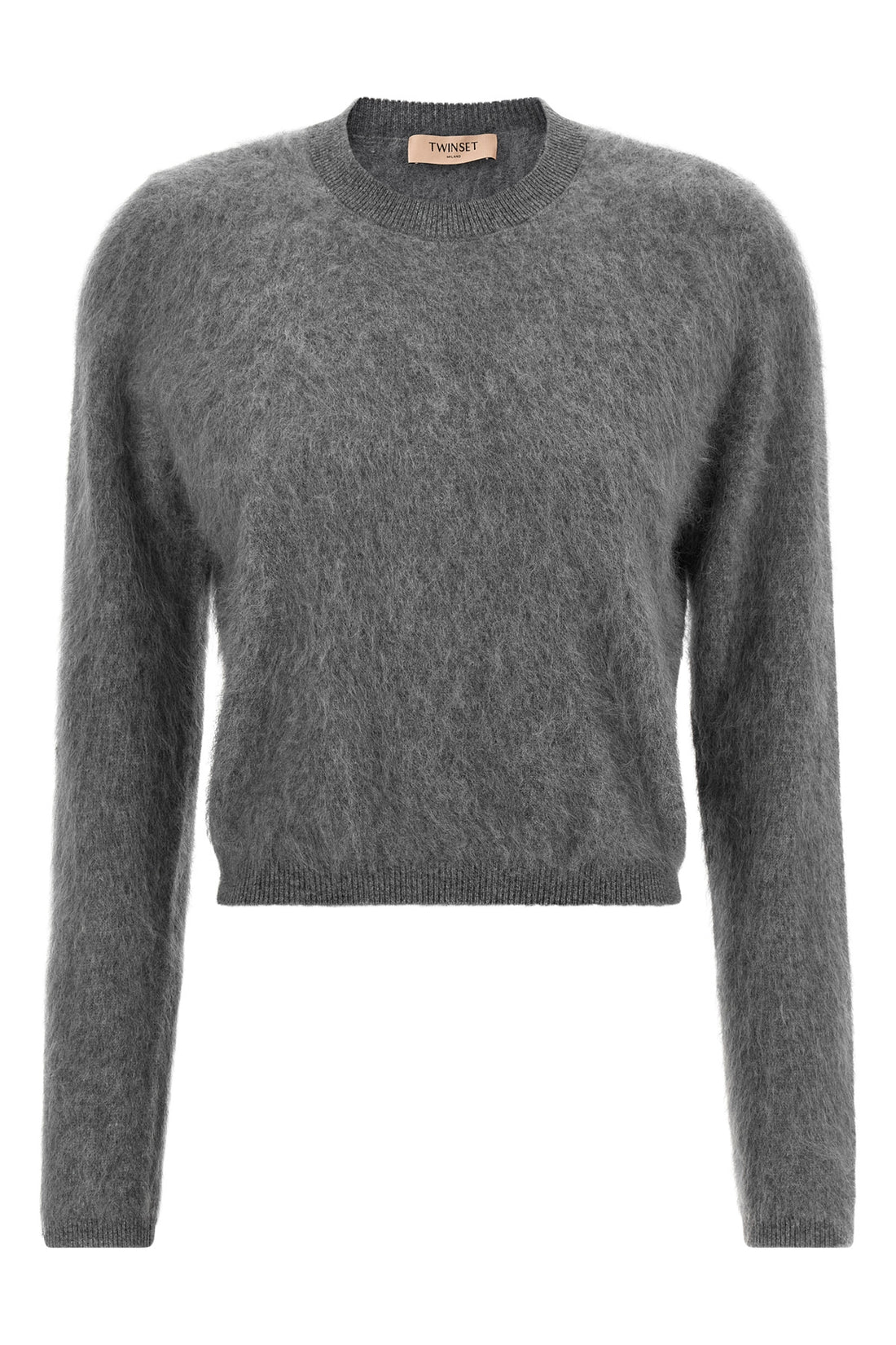 TWIN SET L the twinset crew neck sweater redefines essential knitwear through meticulous ma