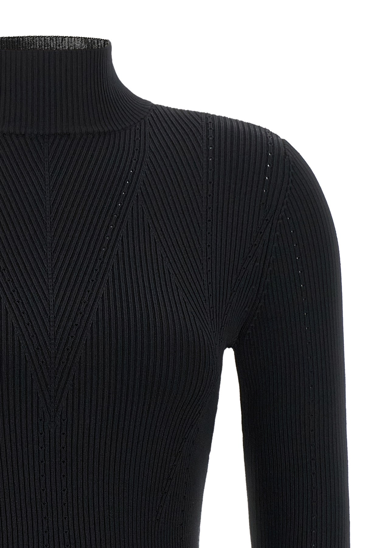 the twinset mock-knit redefines everyday elegance through impeccable sartorial c