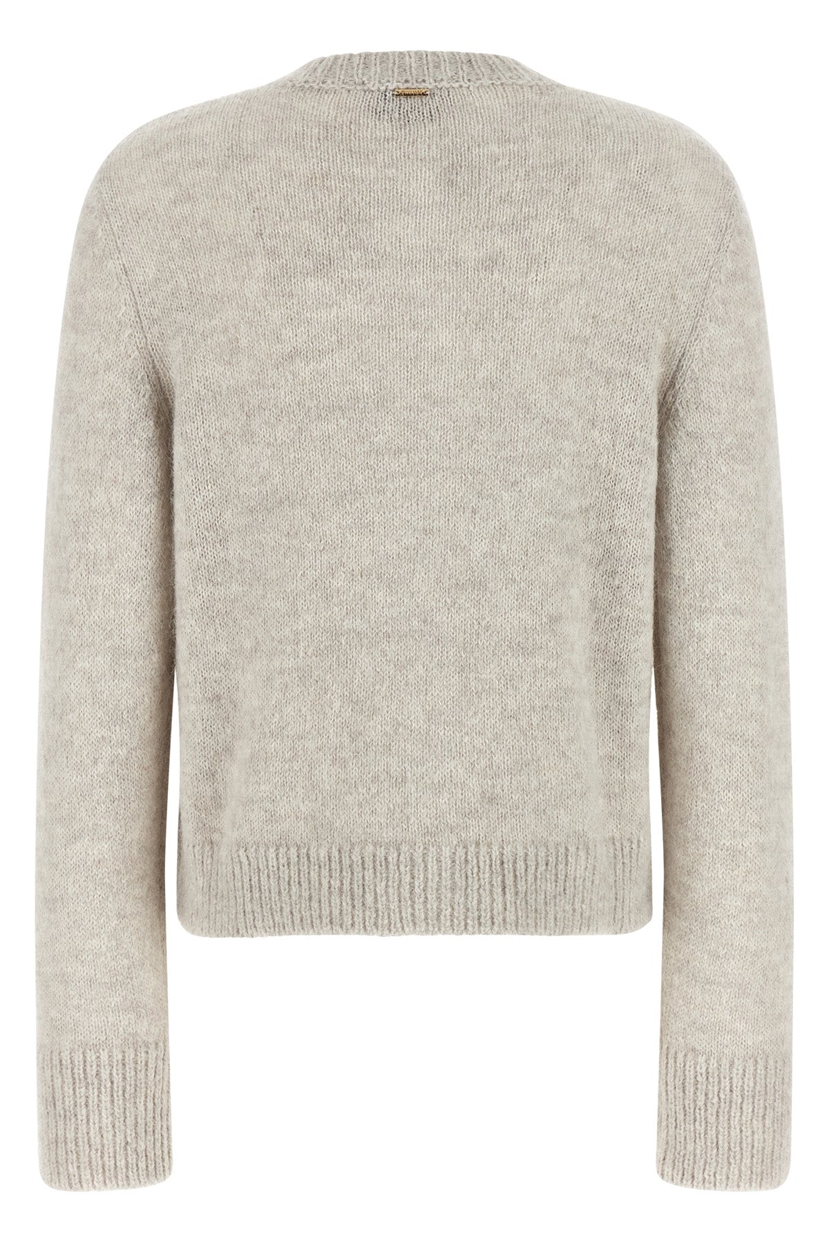 the twinset cardigan stands out for its sartorial construction in a fine alpaca