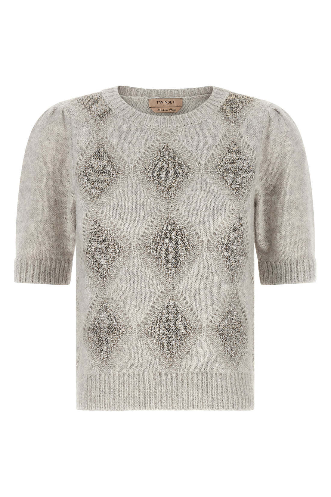 TWIN SET L the twinset short-sleeved sweater reinterprets classic knitwear through a precio