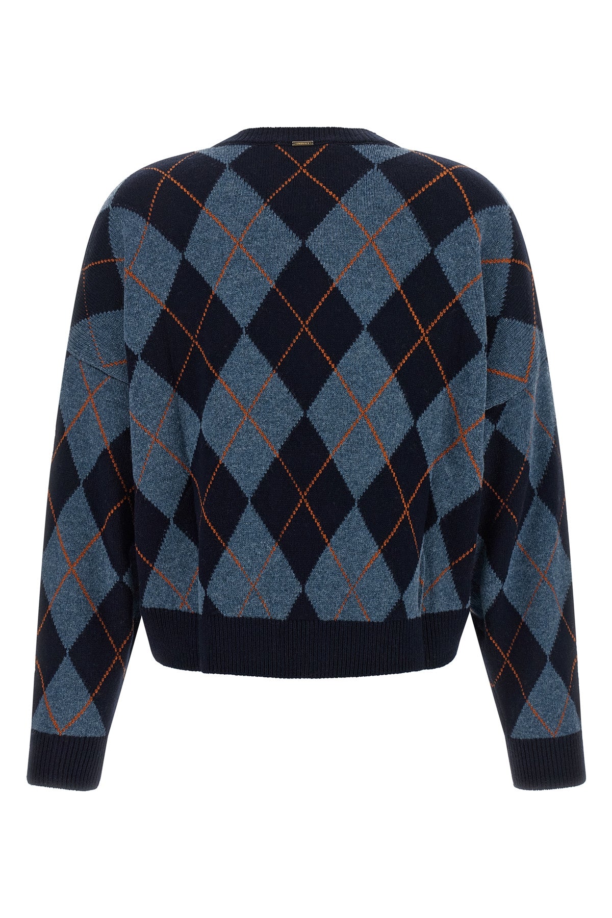 the twinset crewneck sweater redefines classic knitwear through a silhouette