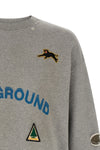 the song for the mute playground sweater in french terry grey mélange