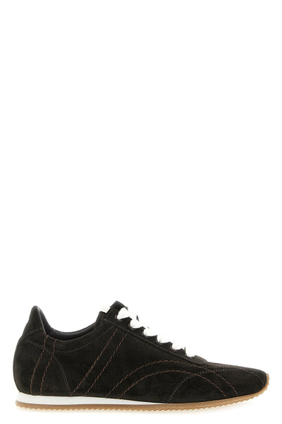 flex suede sneakers