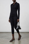 capri stretch knit viscose leggings