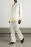 satin trousers
