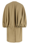 detachable cape coat rainproof cotton jacket