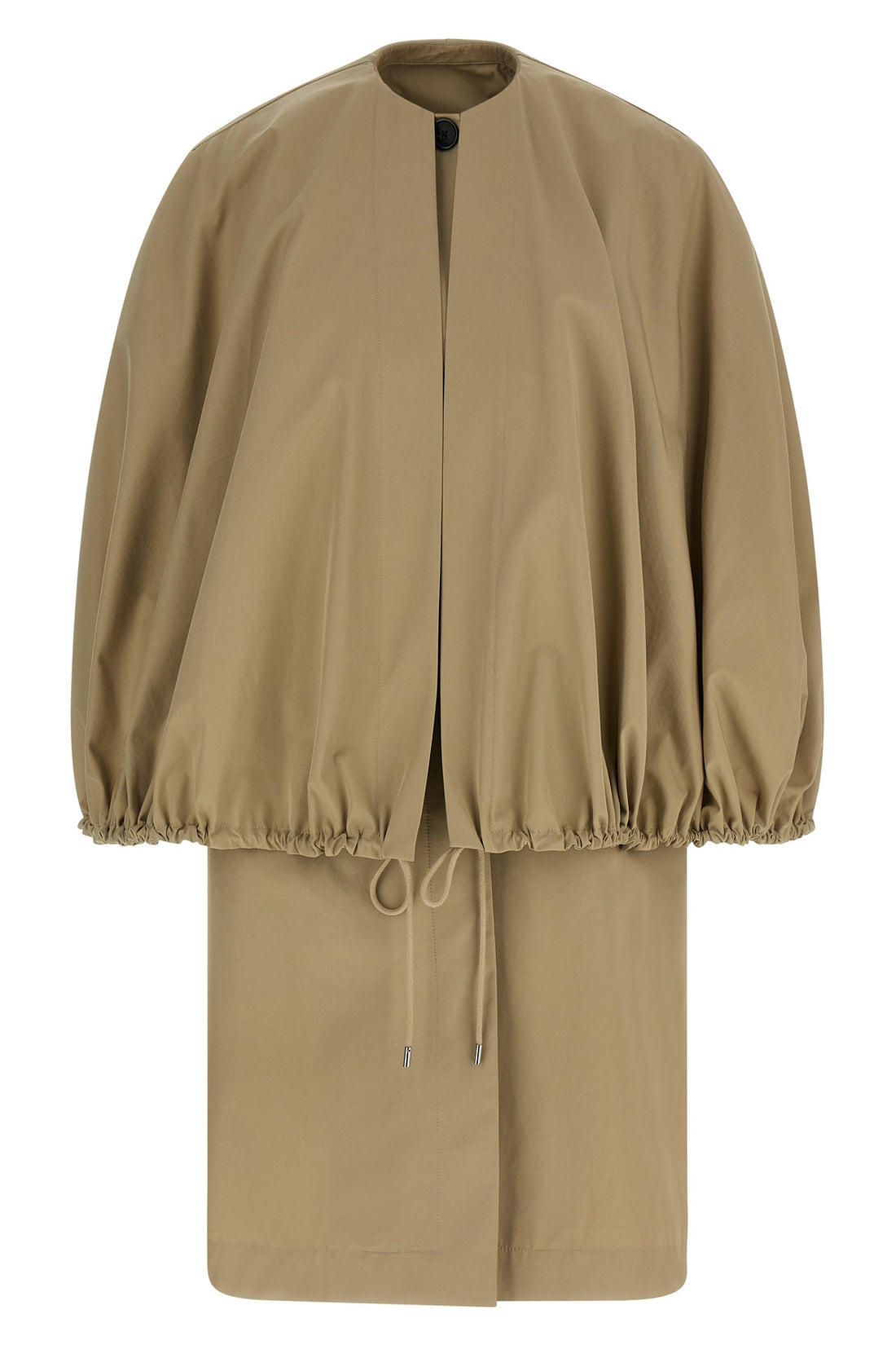 TOTEME 36 detachable cape coat rainproof cotton jacket