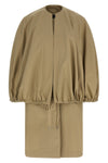 detachable cape coat rainproof cotton jacket