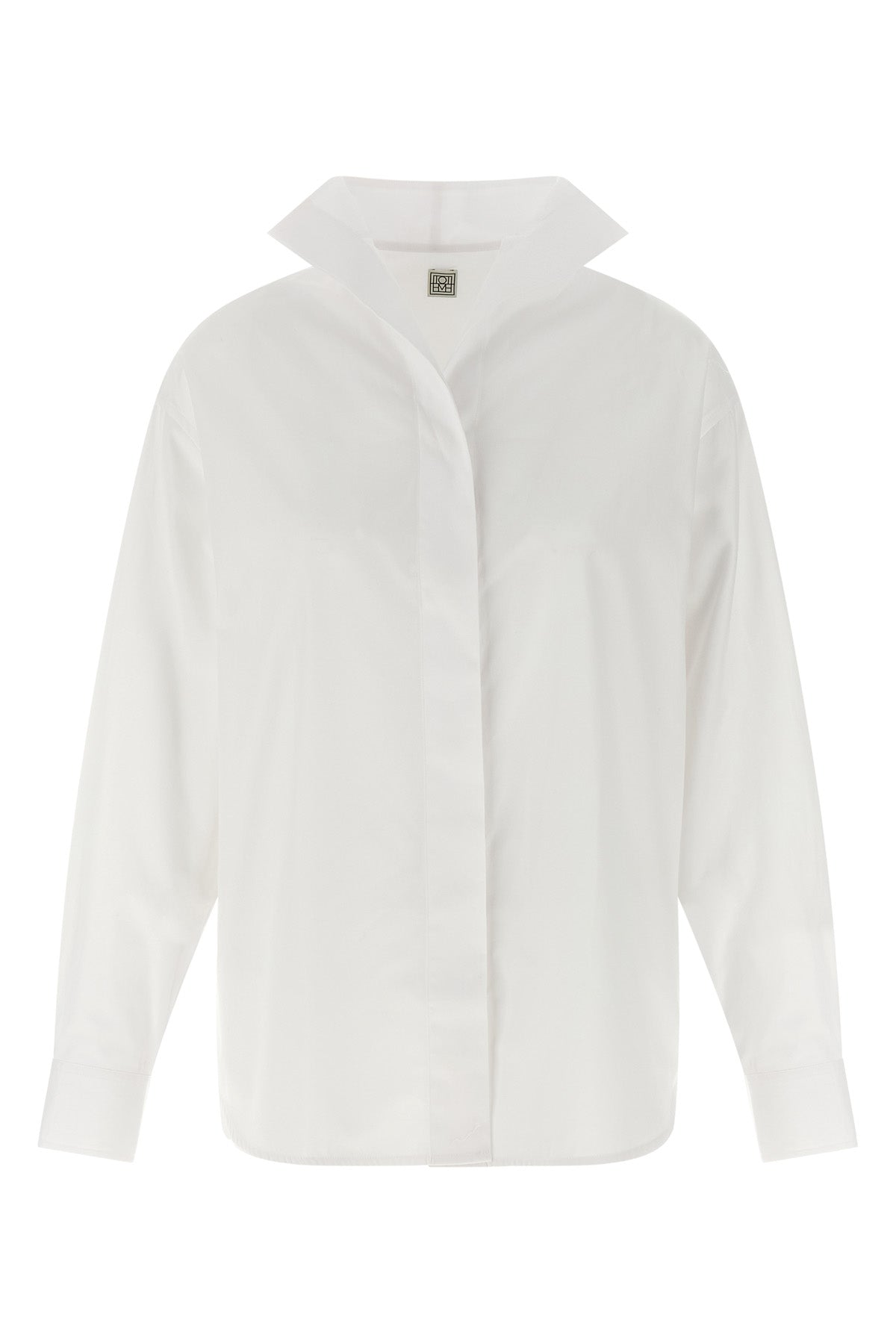 sharp cotton poplin shirt