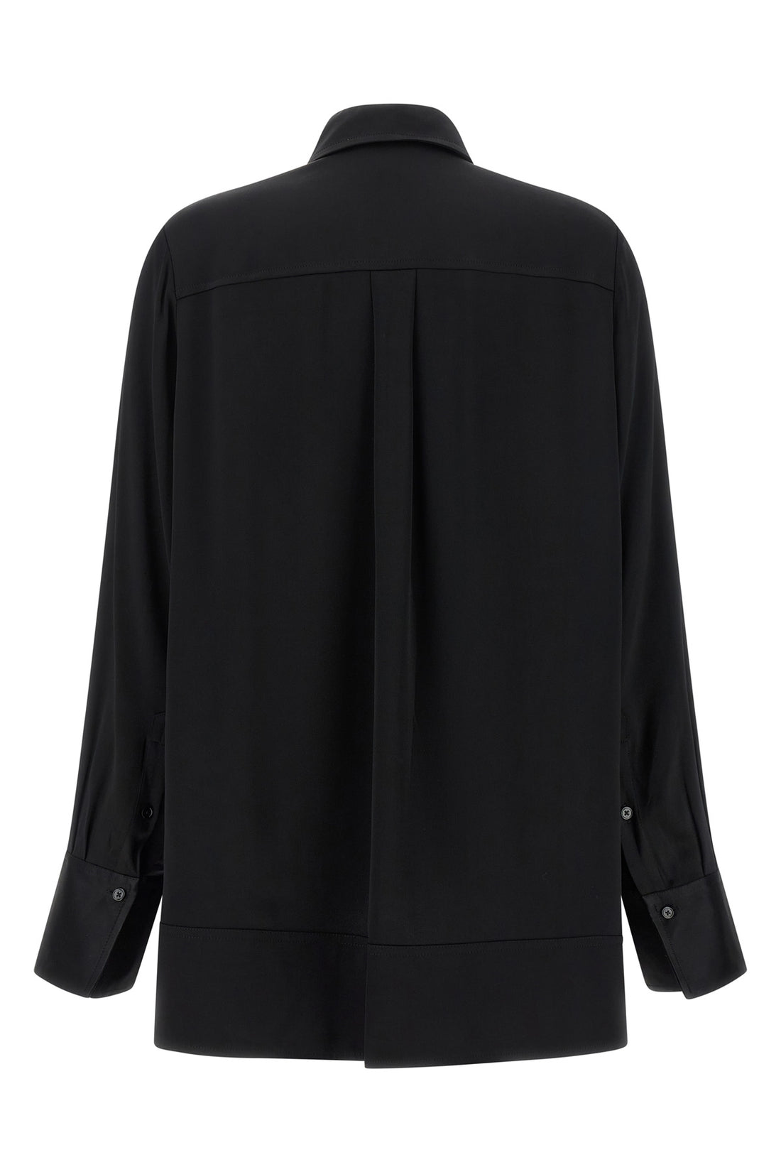 TOTEME 32 soft tuxedo heavy satin viscose shirt