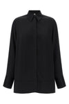 soft tuxedo heavy satin viscose shirt