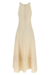 long dress in fine cotton tweed