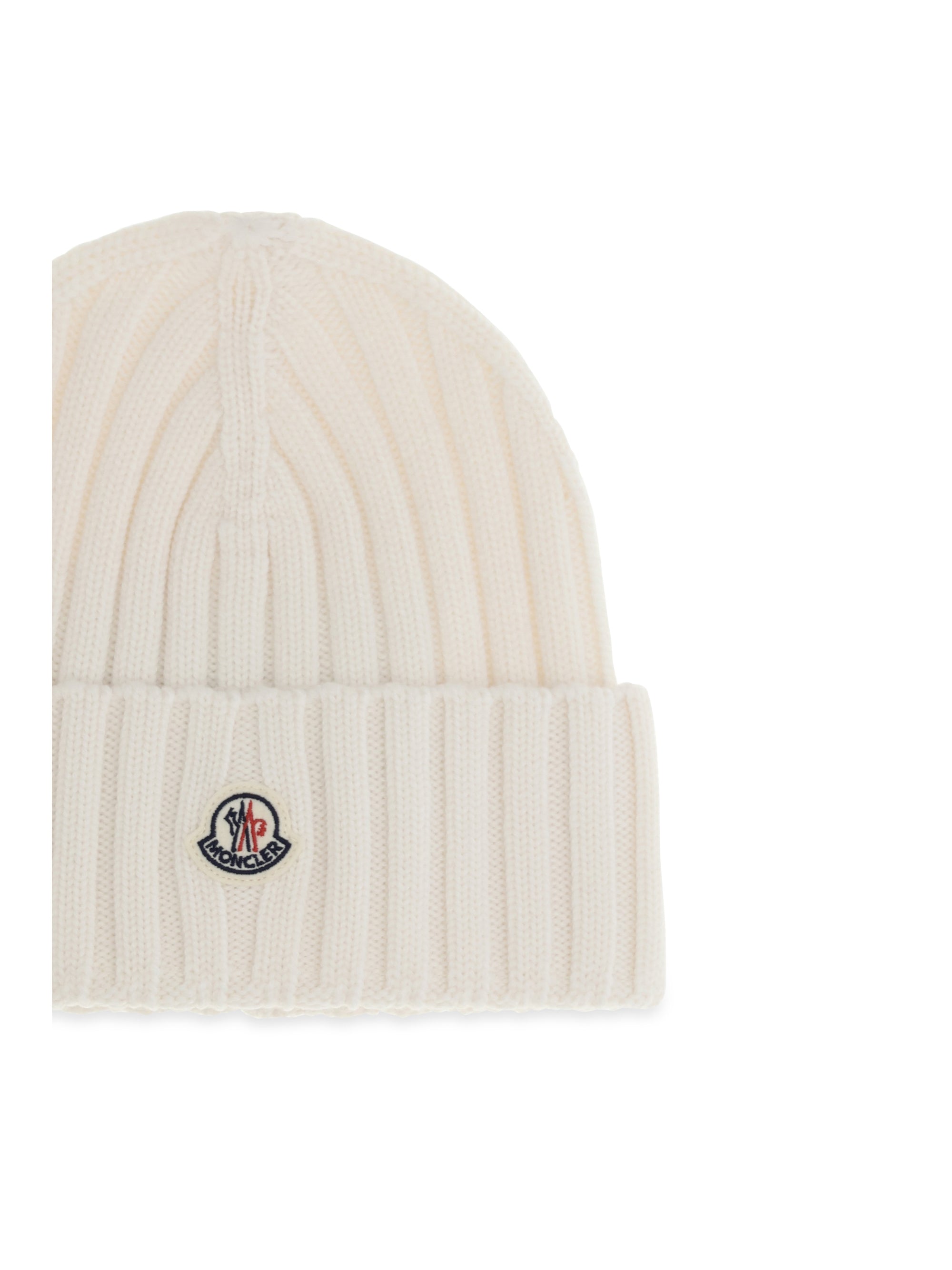 wool beanie with logo