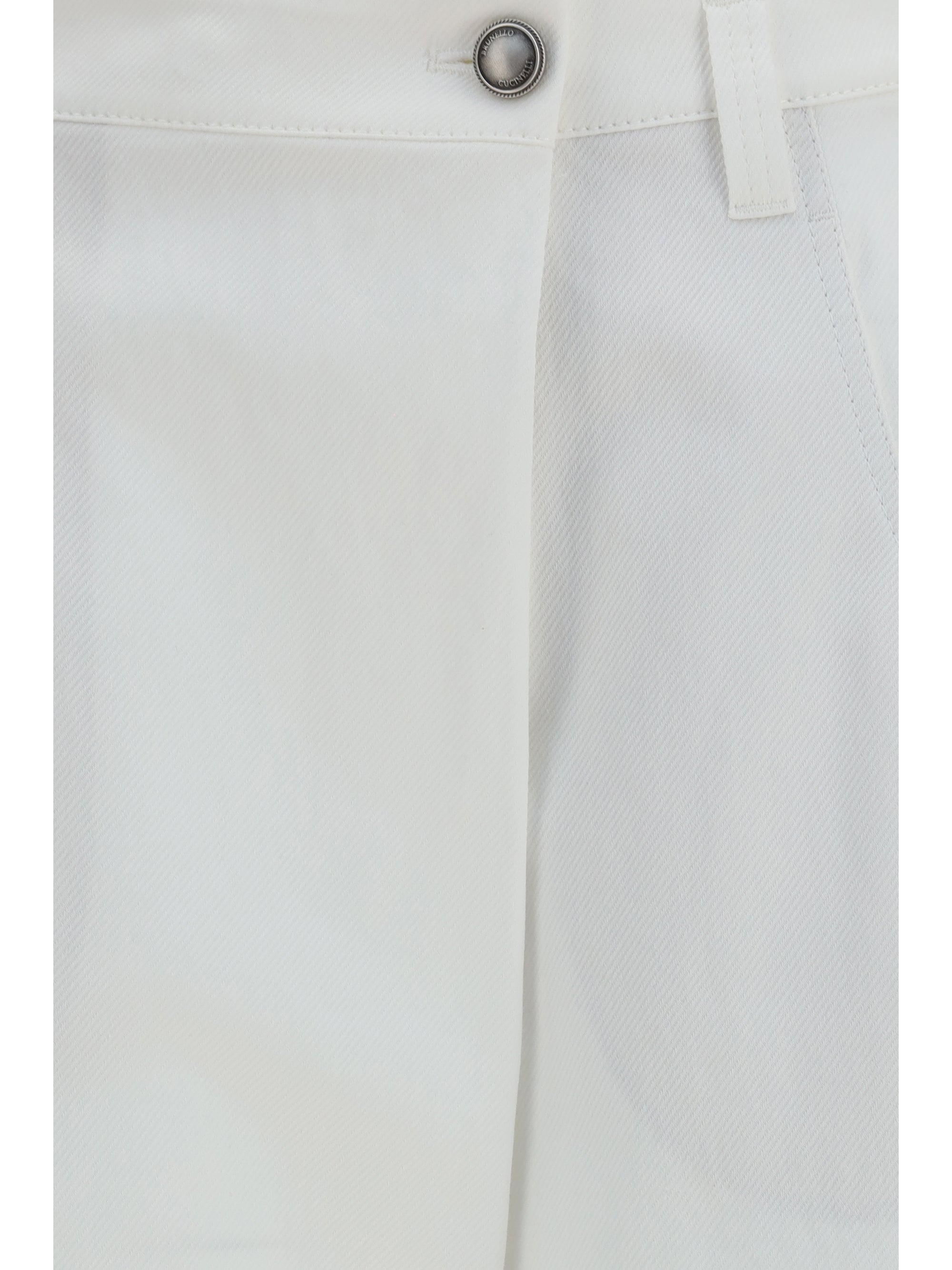 straight-leg cotton pants