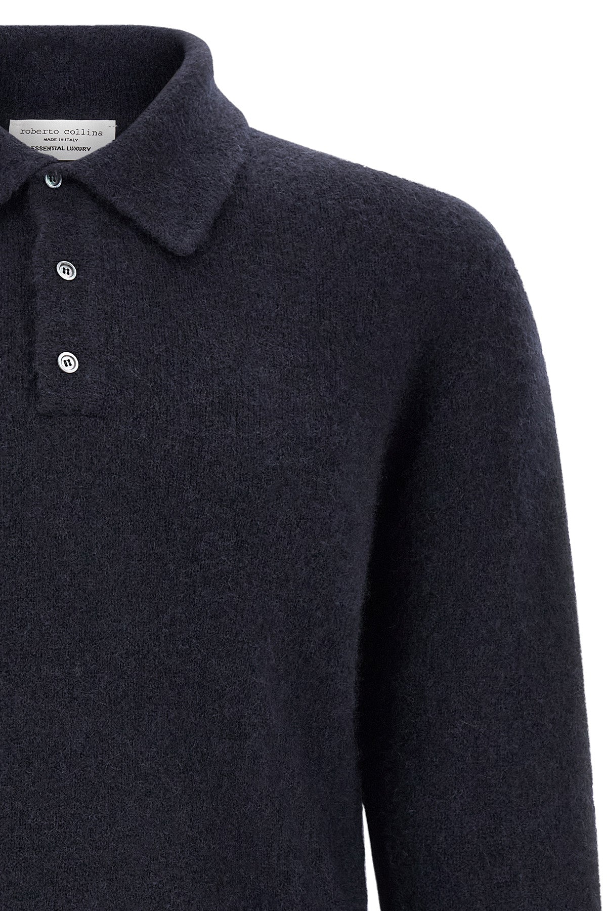 the roberto collina long-sleeved polo shirt
