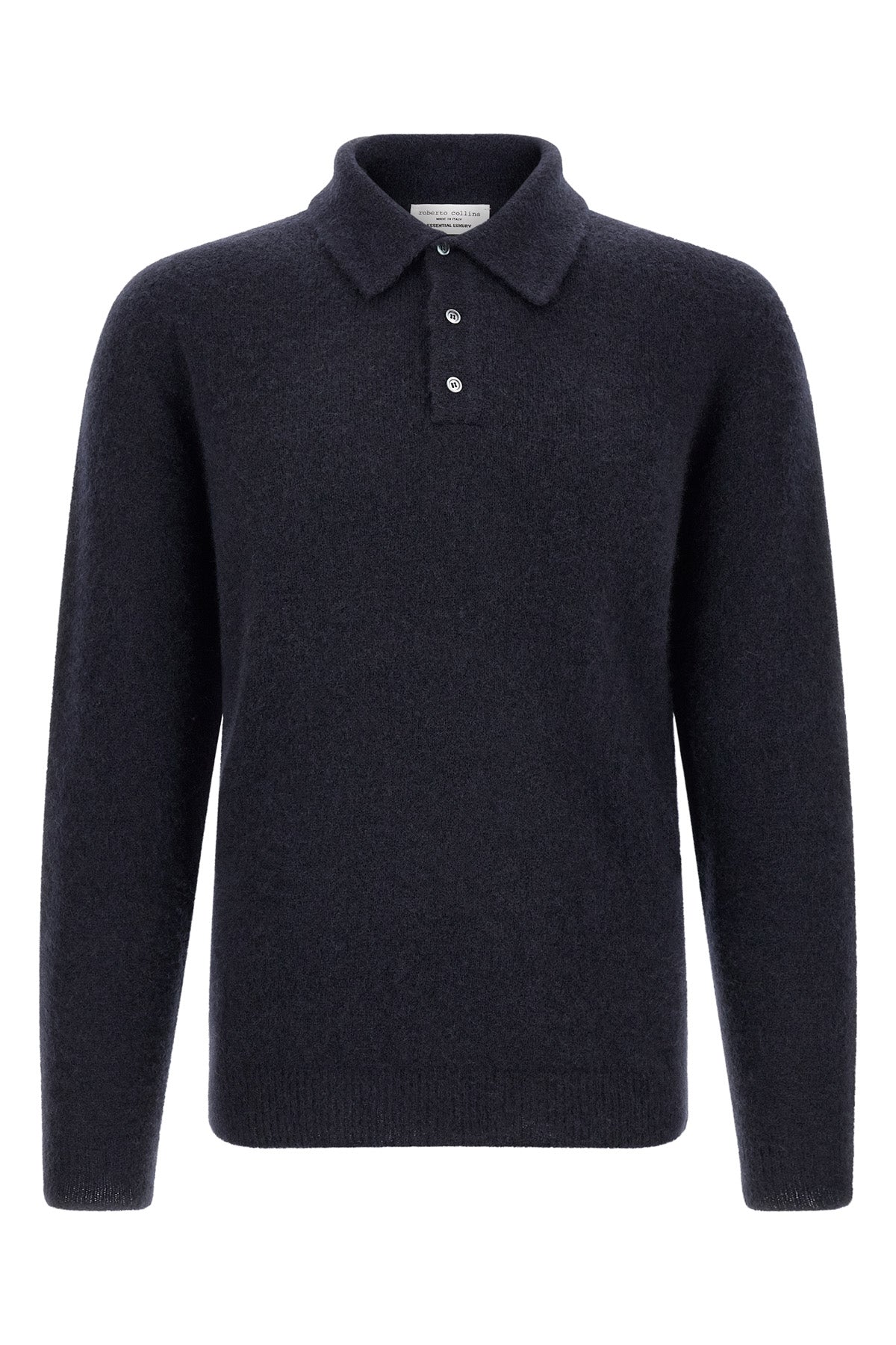 the roberto collina long-sleeved polo shirt