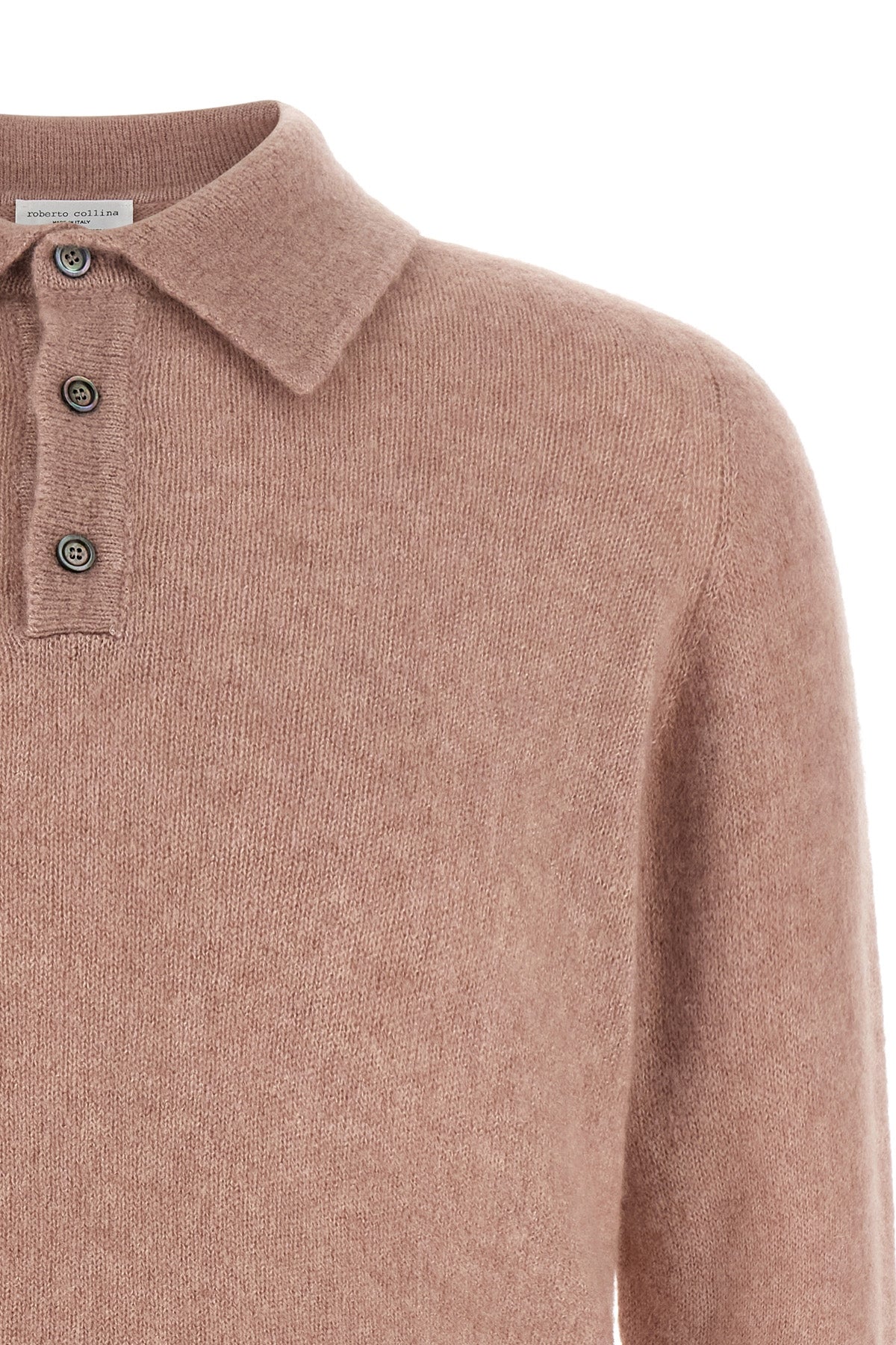 the roberto collina long-sleeved polo shirt