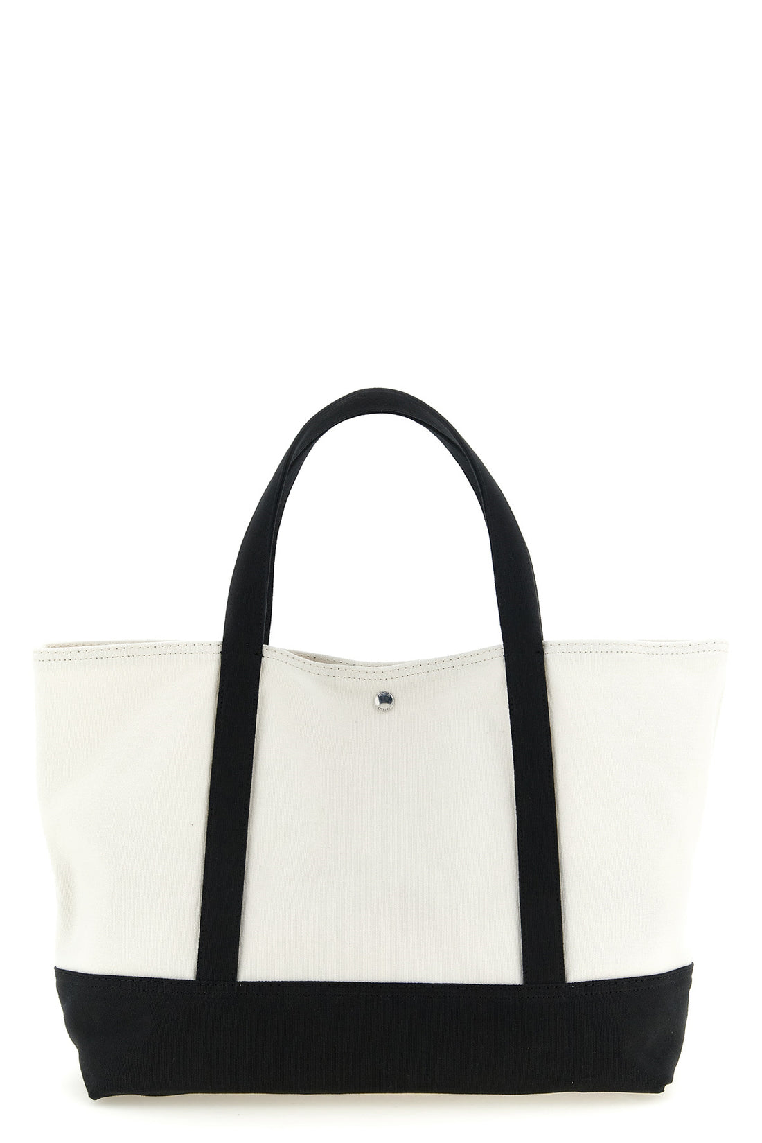TOTEME OS beach tote shopping bag in organic cotton canvas