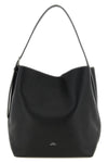 the toteme medium belted shoulder bag in grained leather tote is distinguished b