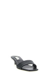 lizard effect embossed cowhide leather sandals