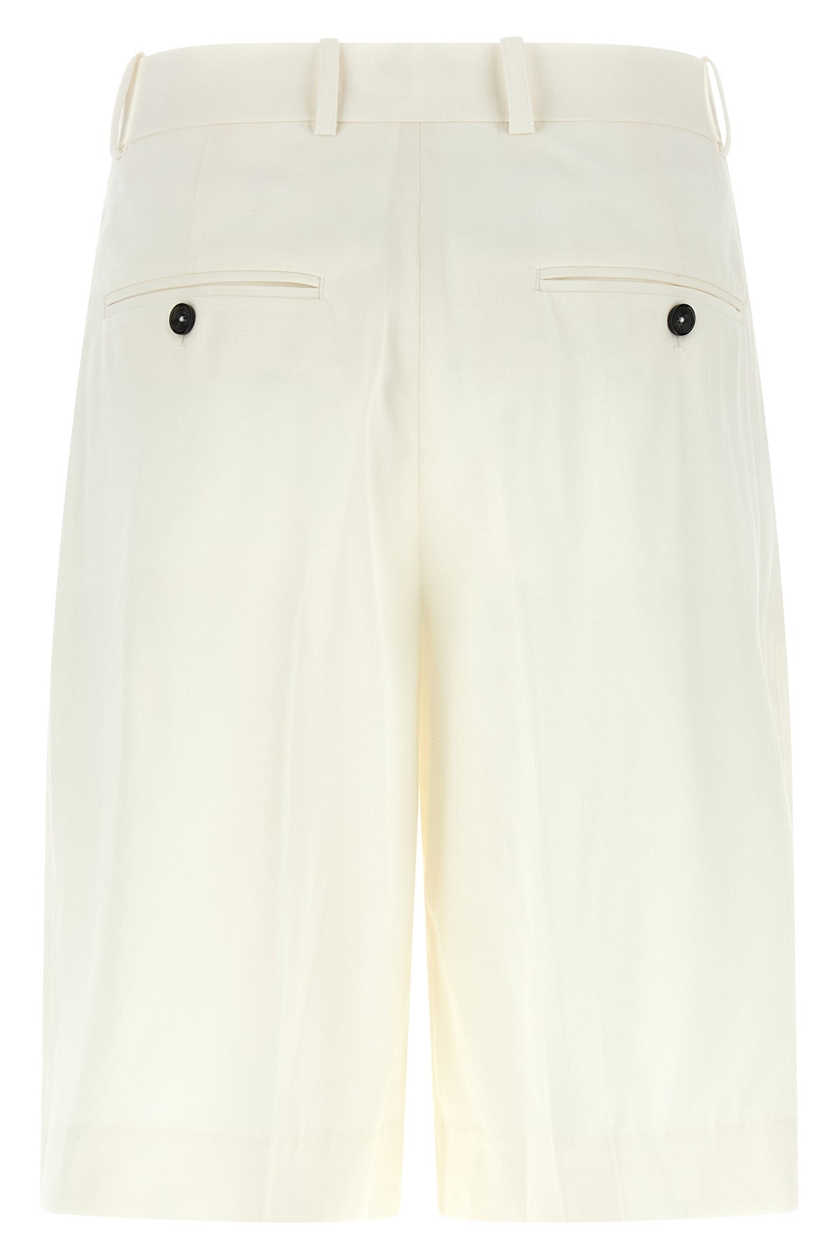 bermuda shorts in viscose and wool blend