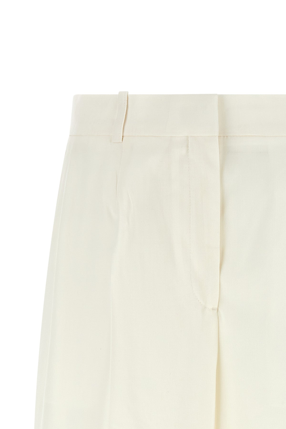 bermuda shorts in viscose and wool blend