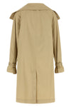 the oversize toteme trench coat in pure cotton