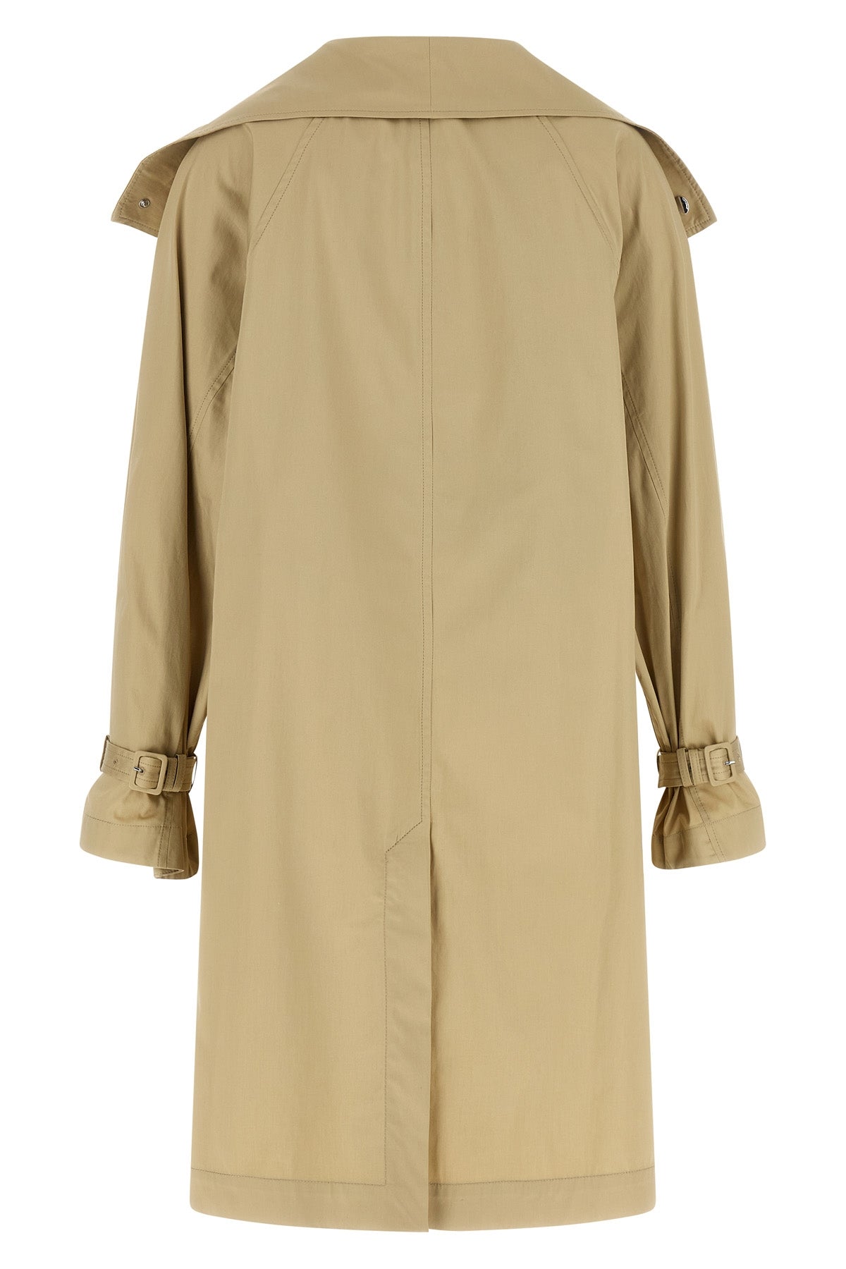 the oversize toteme trench coat in pure cotton
