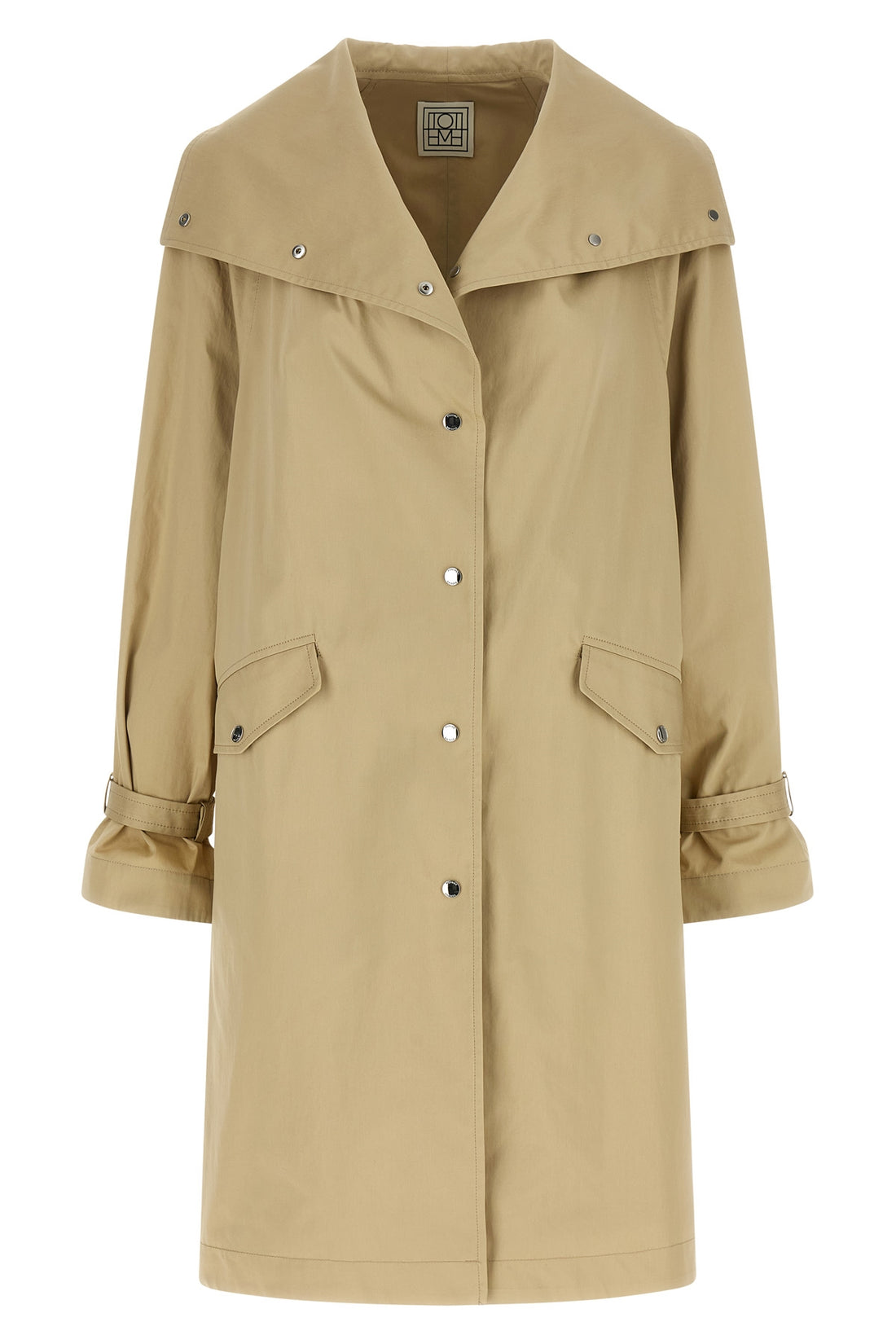 TOTEME 34 the oversize toteme trench coat in pure cotton