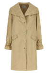 the oversize toteme trench coat in pure cotton