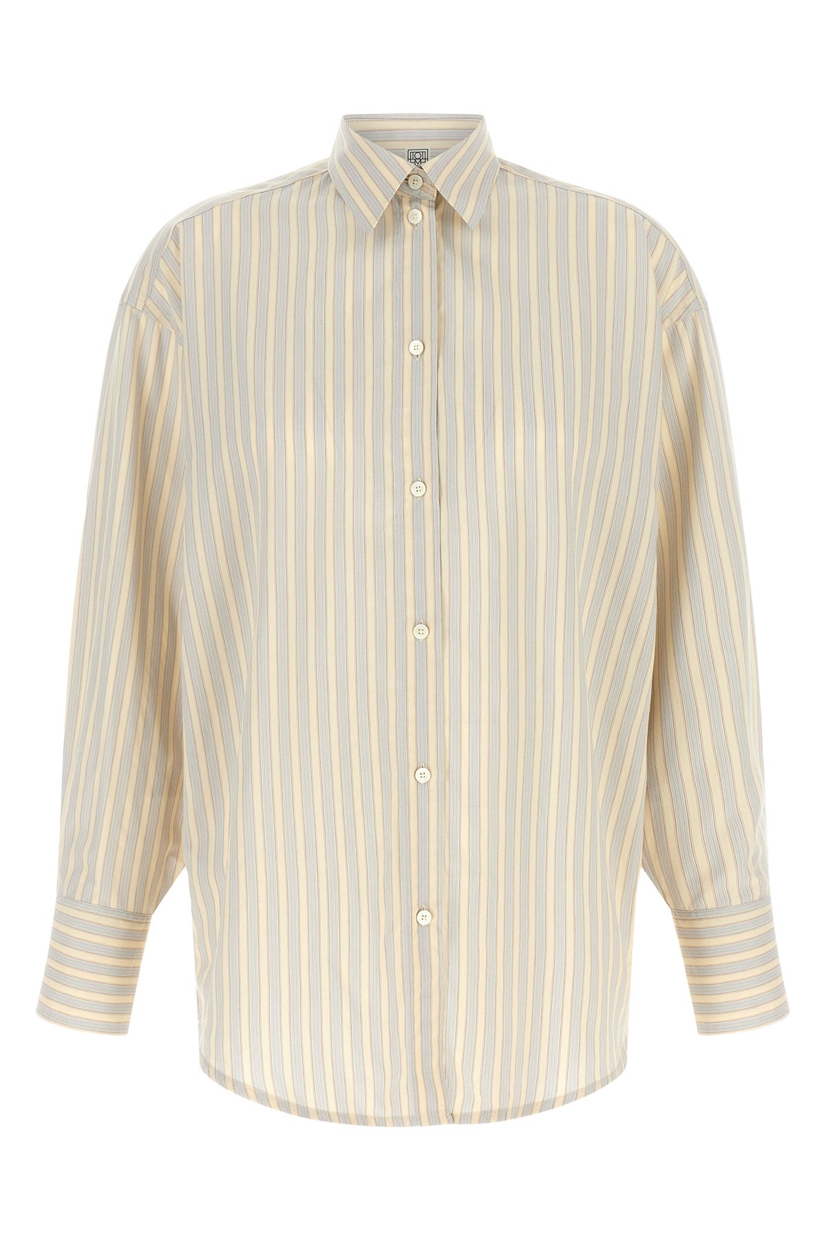 the oversized shirt toteme redefines the codes of classic tailoring through scul