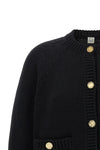 the toteme cardigan in pure organic cotton defines a new essential aesthetic