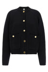 the toteme cardigan in pure organic cotton defines a new essential aesthetic