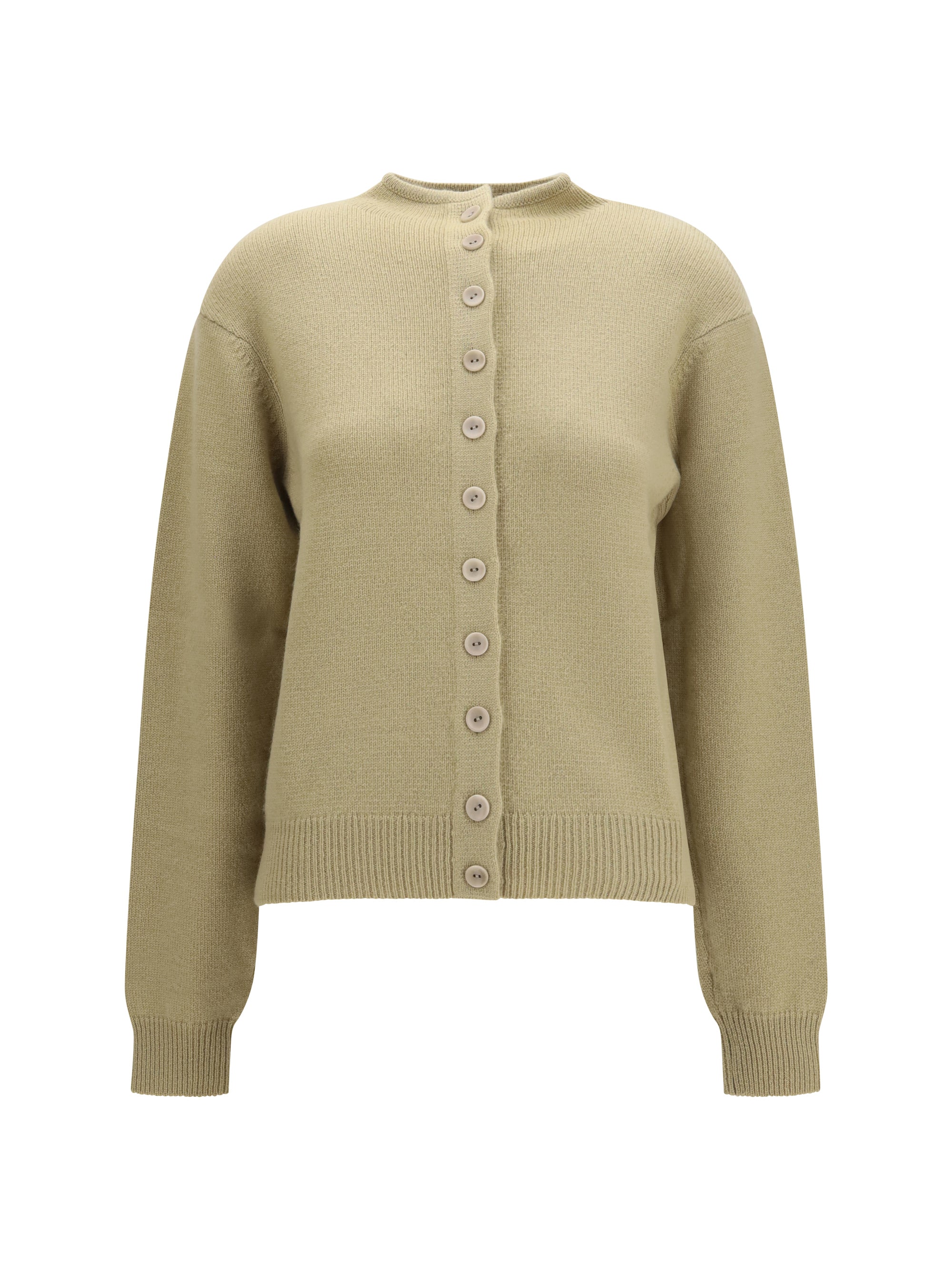 reversible cashmere button sweater