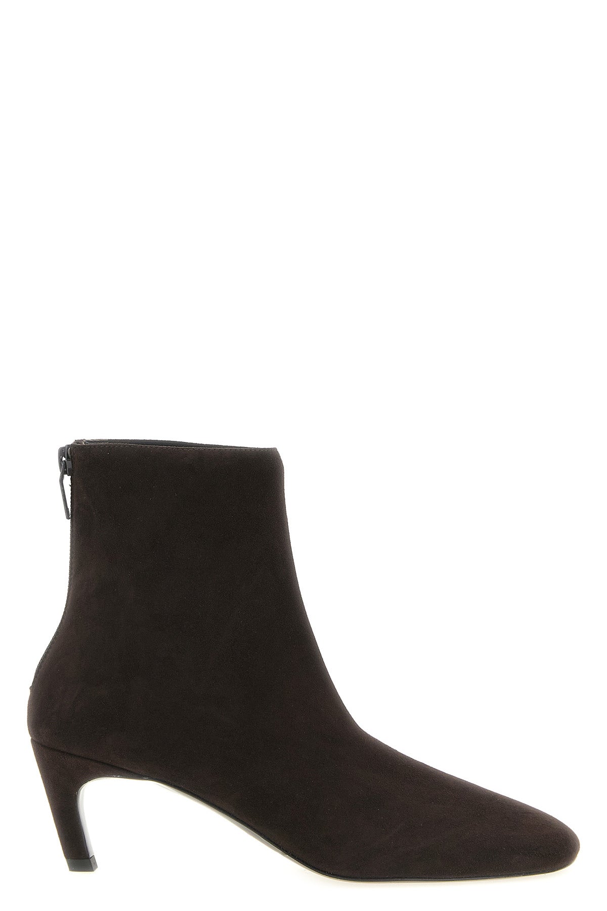 toteme ankle boots have a tapered silhouette