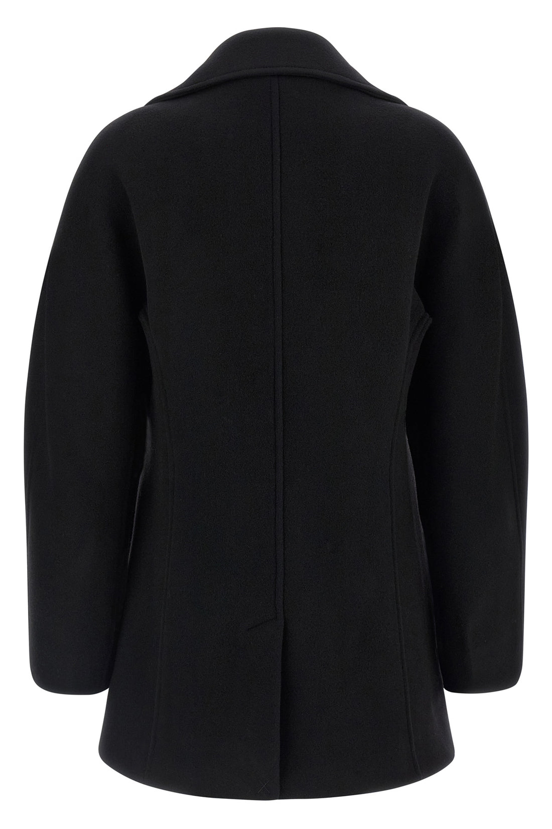 TOTEME 34 the toteme rounded peacoat coat redefines the outerwear through precise architec