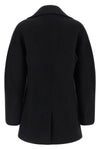 the toteme rounded peacoat coat redefines the outerwear through precise architec
