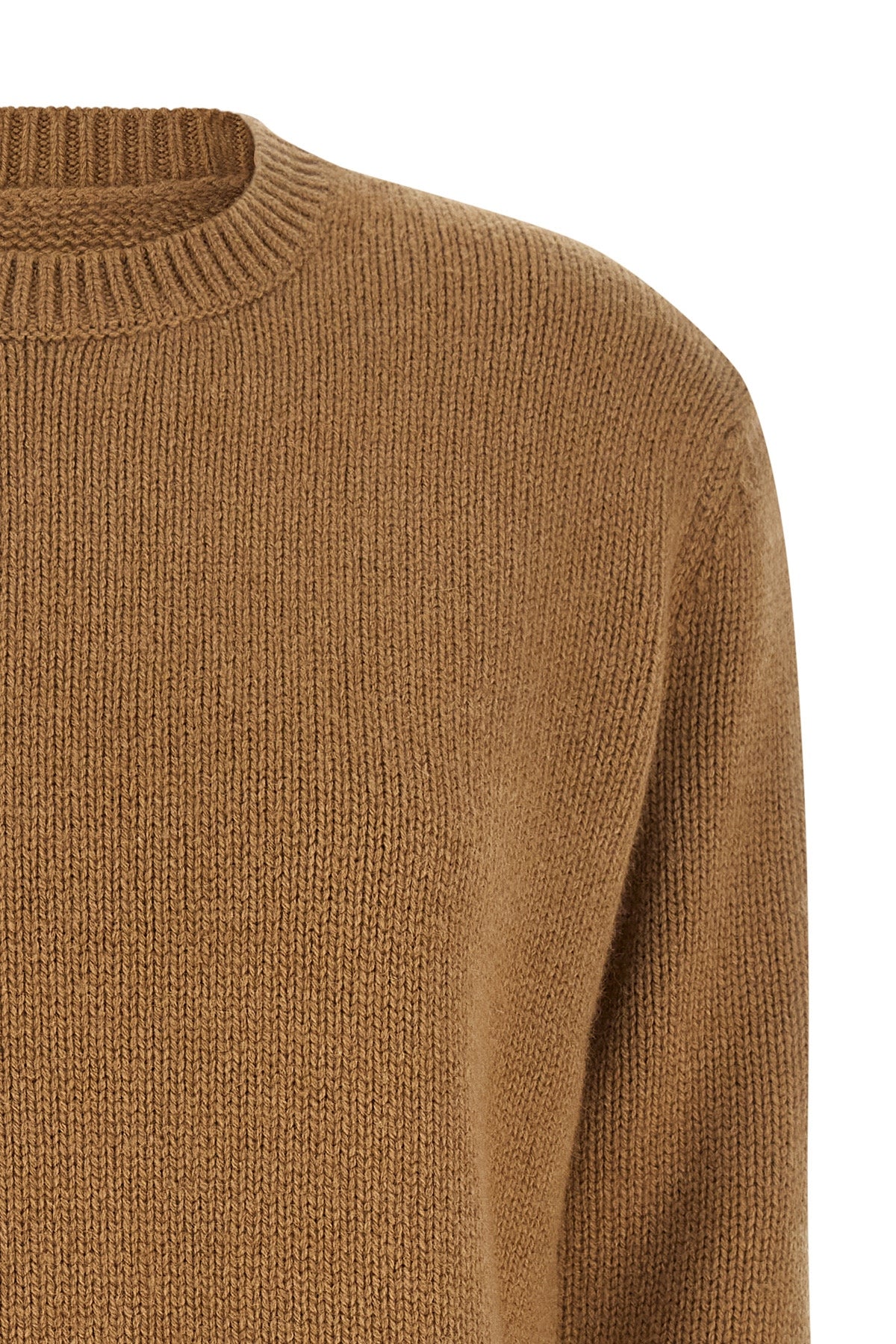 the toteme crew neck sweater in pure camel wool sets a new standard of essential