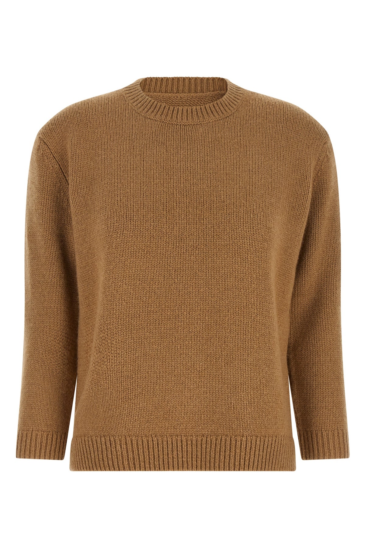 the toteme crew neck sweater in pure camel wool sets a new standard of essential
