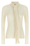 the toteme cardigan redefines the codes of knitwear through an essential and sop