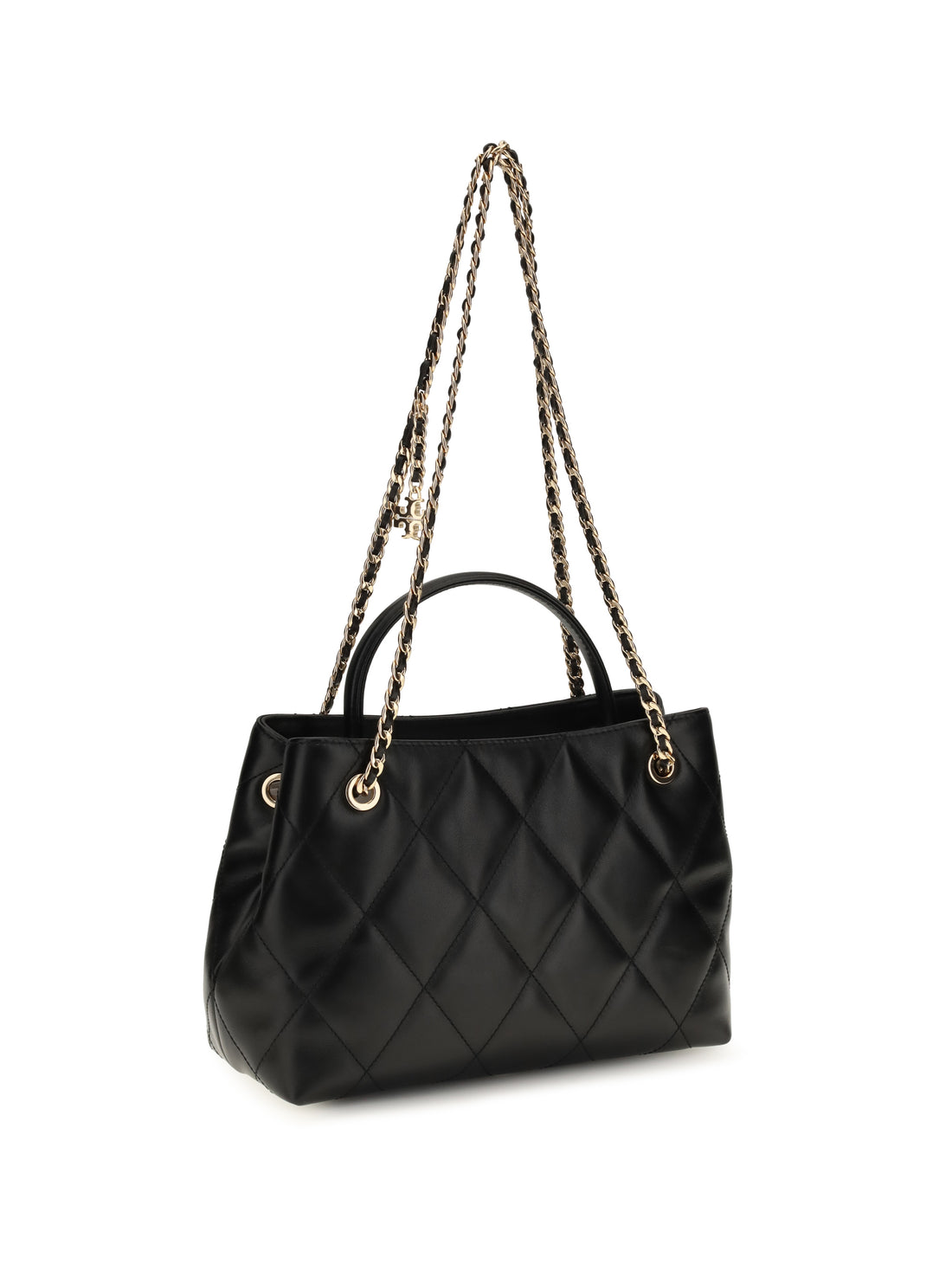 TORY BURCH OS small fleming leather tote bag