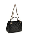 small fleming leather tote bag