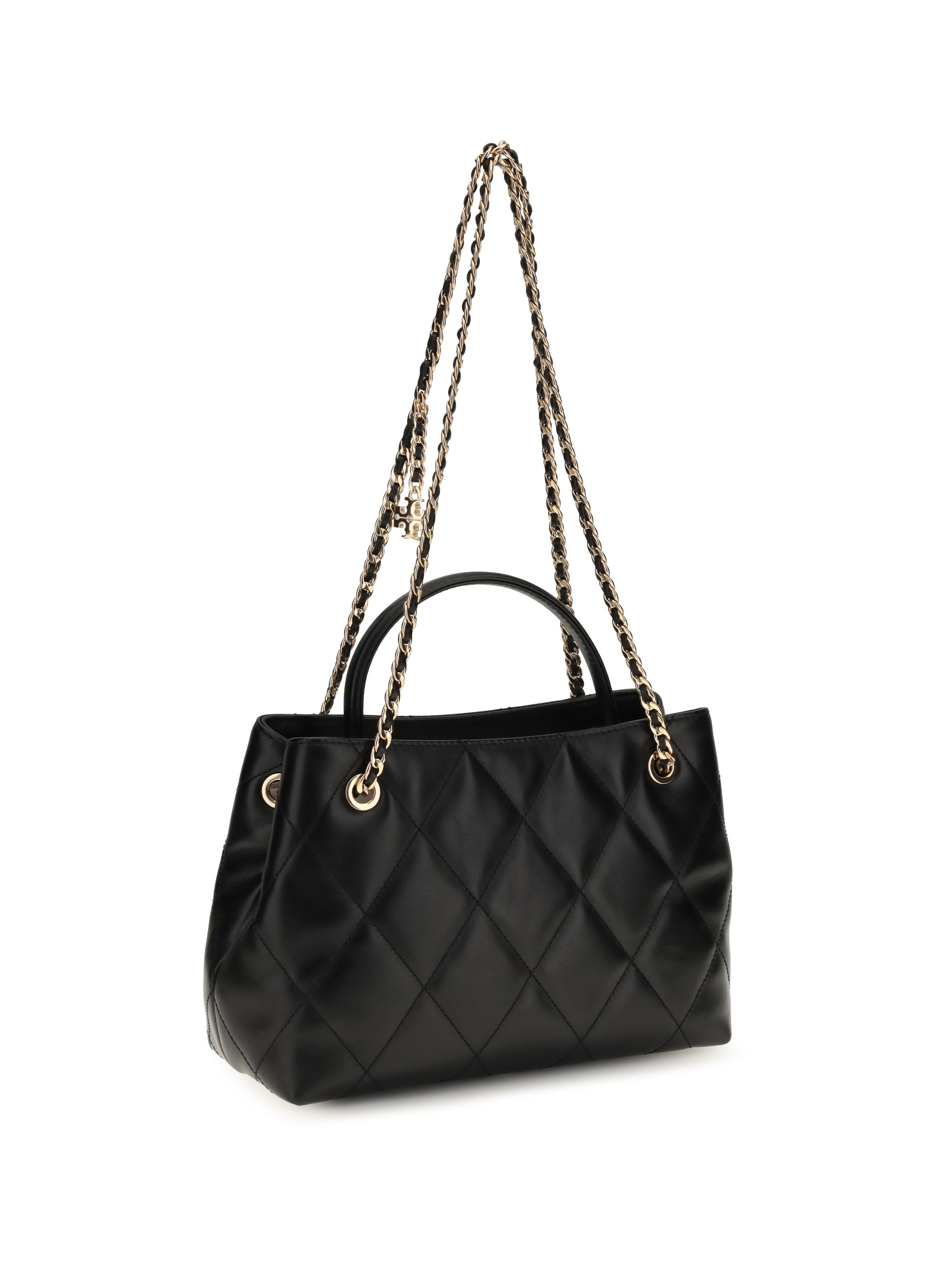 small fleming leather tote bag