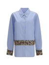 oversized embroidered cotton shirt