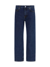 low straight denim