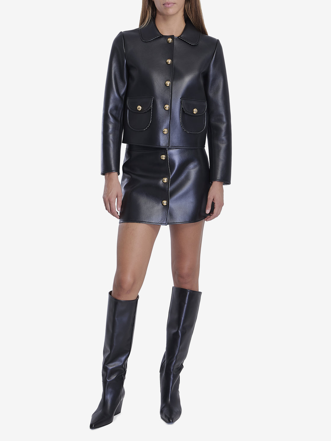 CELINE 38 trapeze mini skirt