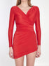 BALENCIAGA 36 draped mini dress
