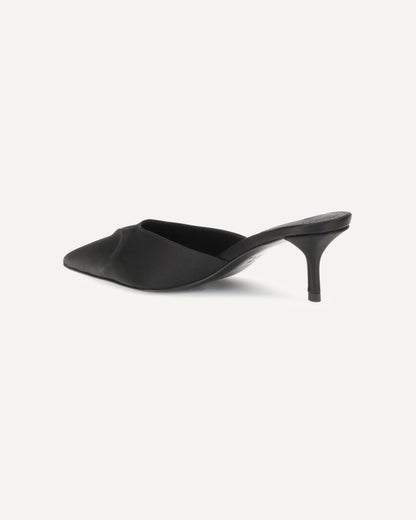 le coeur 3d satin mules